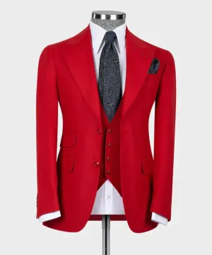 3 Piece Suit | Red