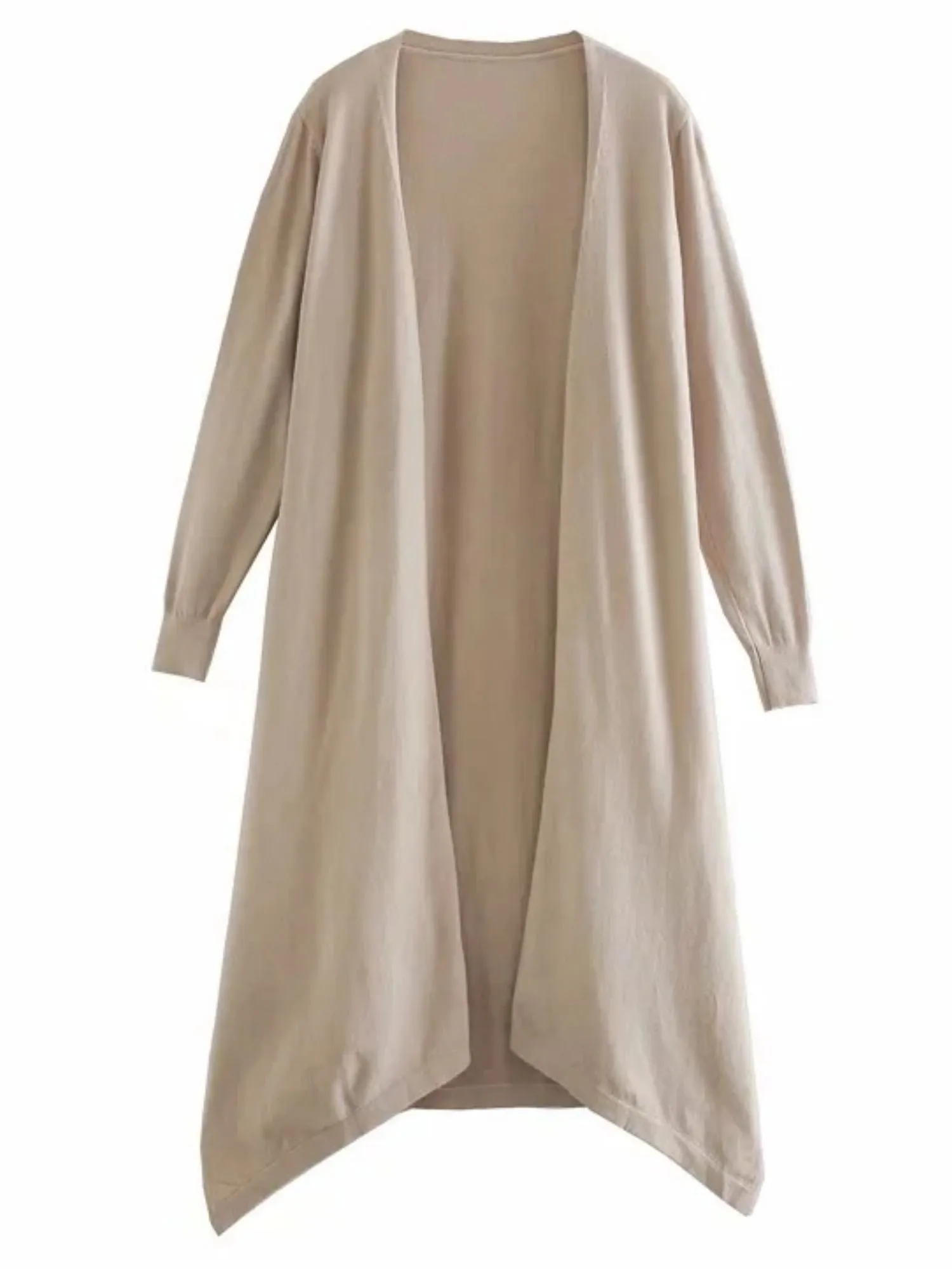 'Aiko' Basic Soft Wrap Thin Long Cardigan (3 Colors)