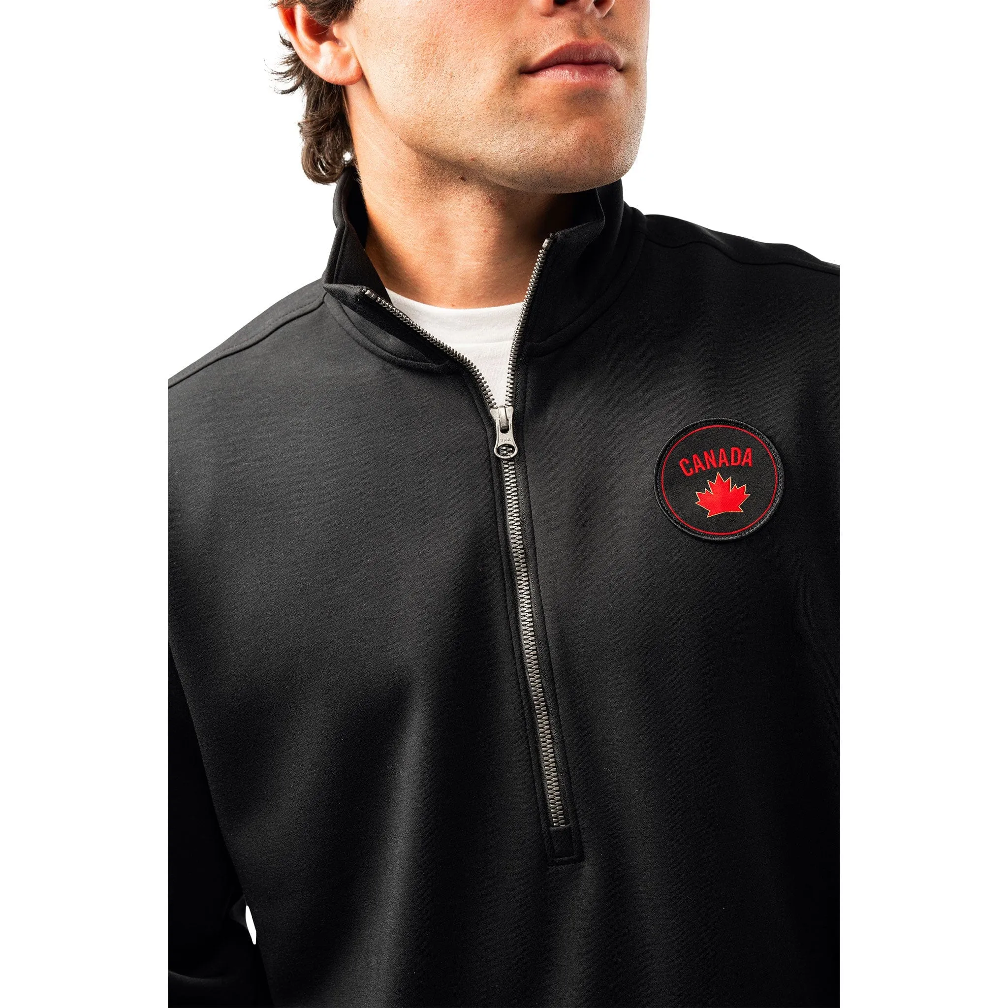 Bauer Hockey Canada Envoy 1/2 Zip Hoody - Black