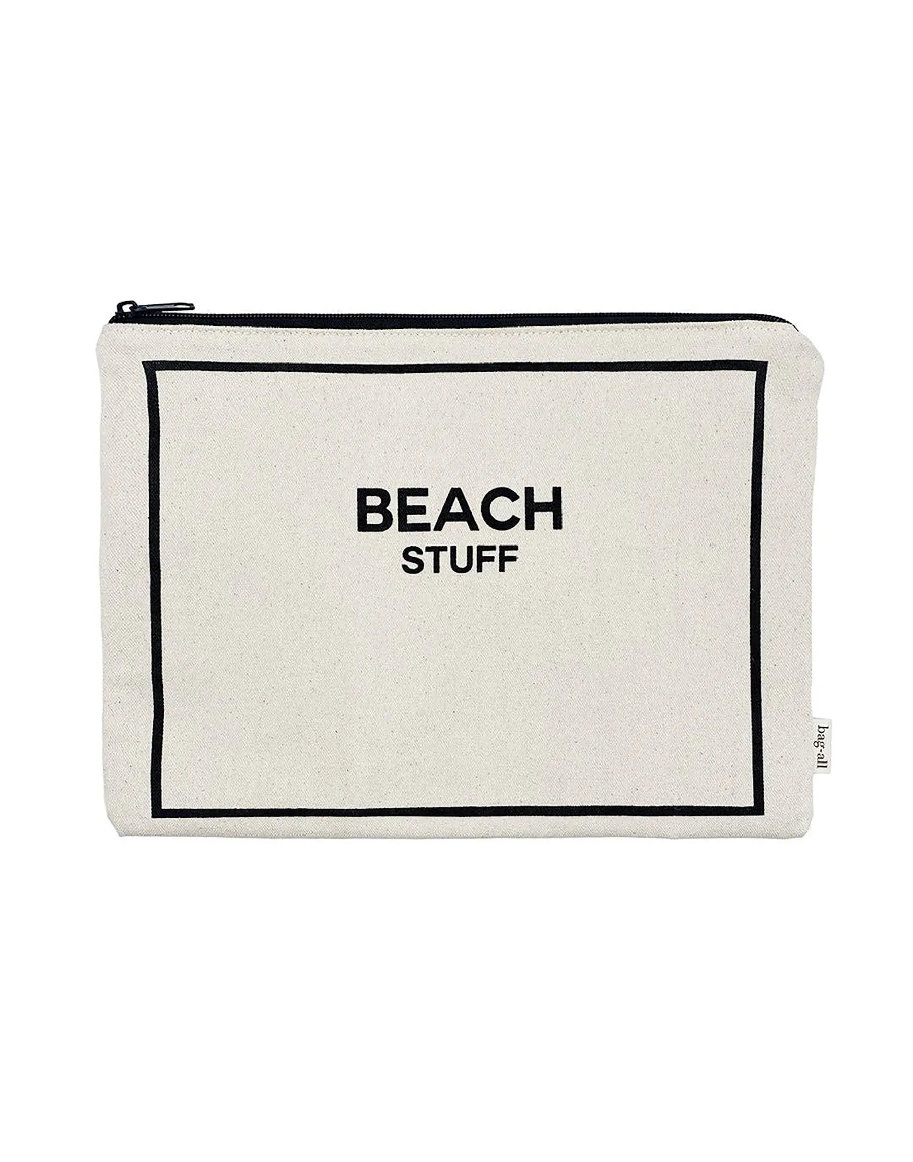 Beach Pouch for Bathing Suits and Sunscreen by Bag-all - Cream