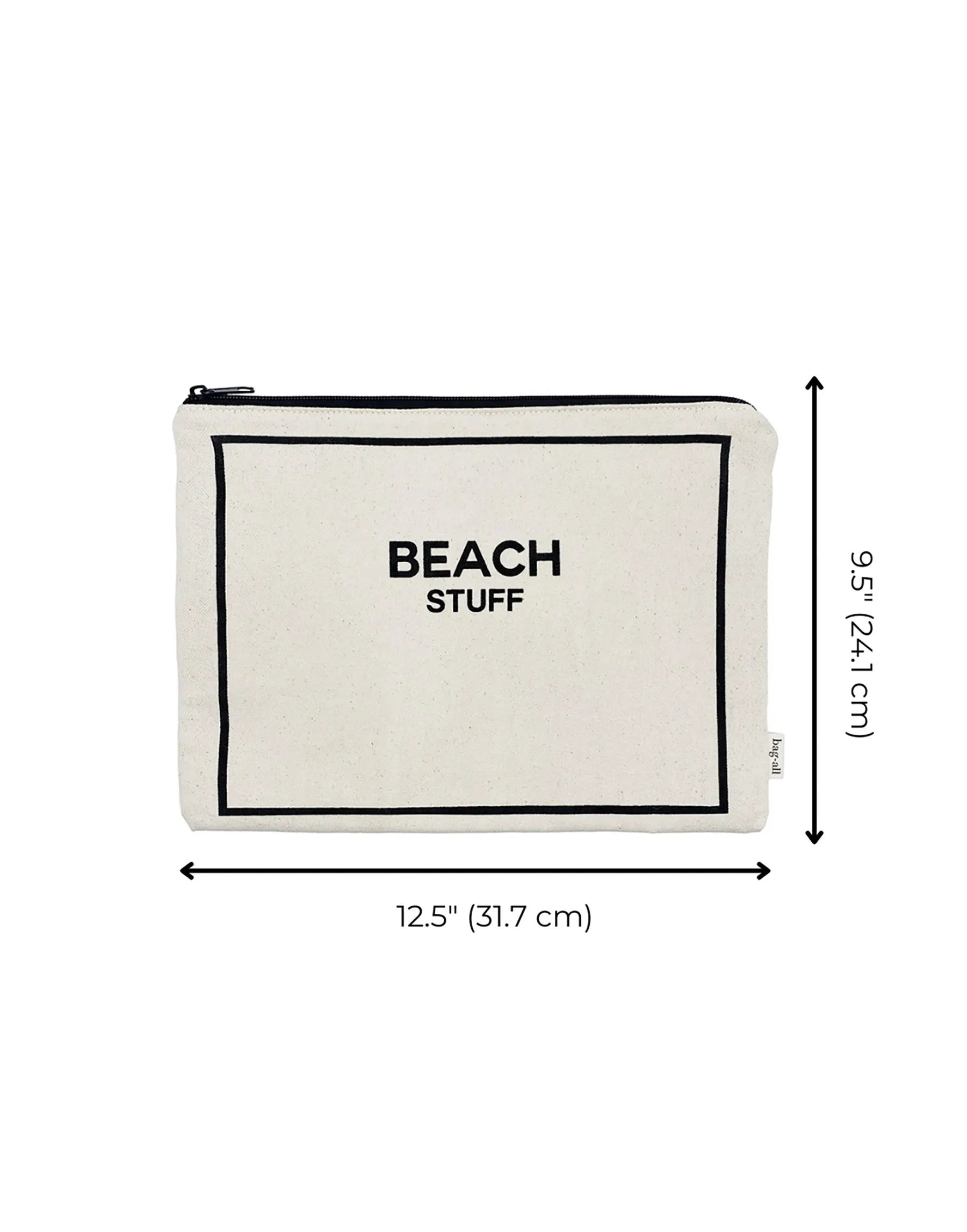 Beach Pouch for Bathing Suits and Sunscreen by Bag-all - Cream