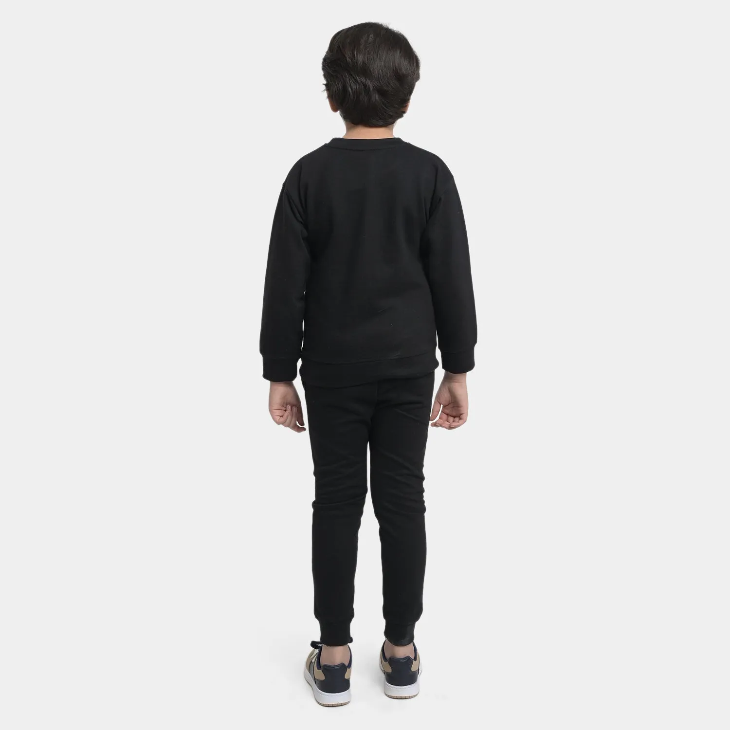 Boys Fleece 2 Piece Suit Hot wheels - BLACK