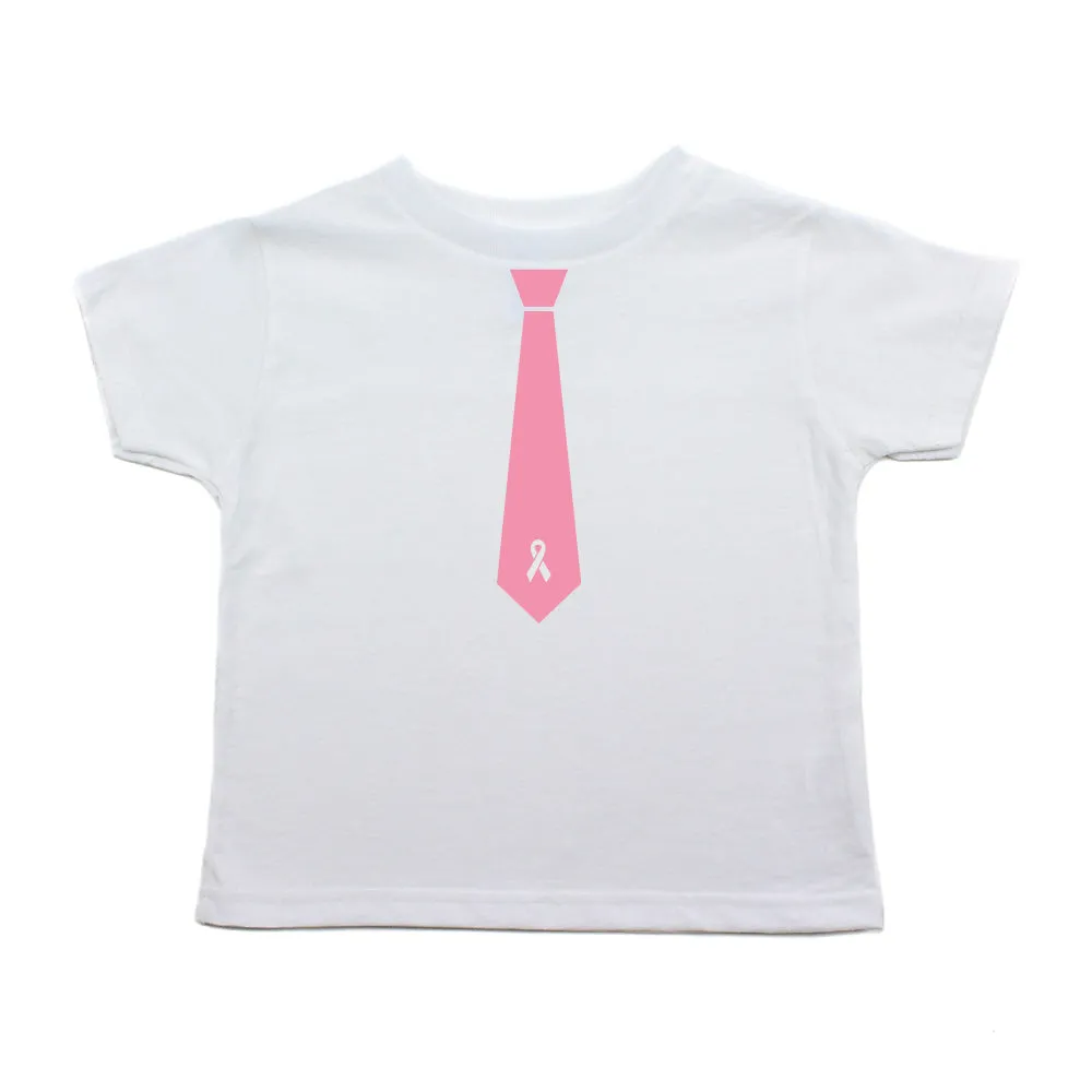 Breast Cancer Awareness Breast Cancer Tie Toddler T-Shirt