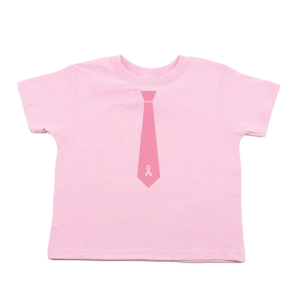 Breast Cancer Awareness Breast Cancer Tie Toddler T-Shirt