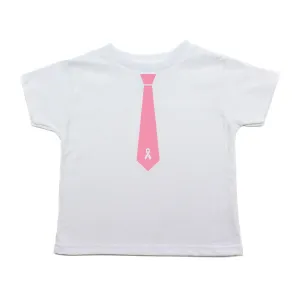 Breast Cancer Awareness Breast Cancer Tie Toddler T-Shirt