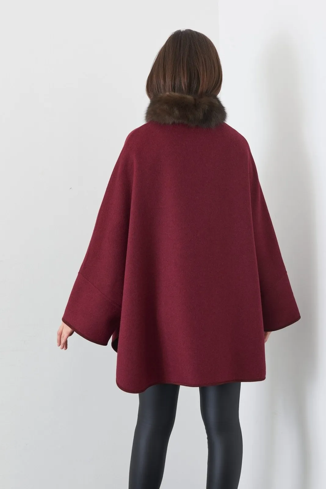 Burgundy Wool Coat