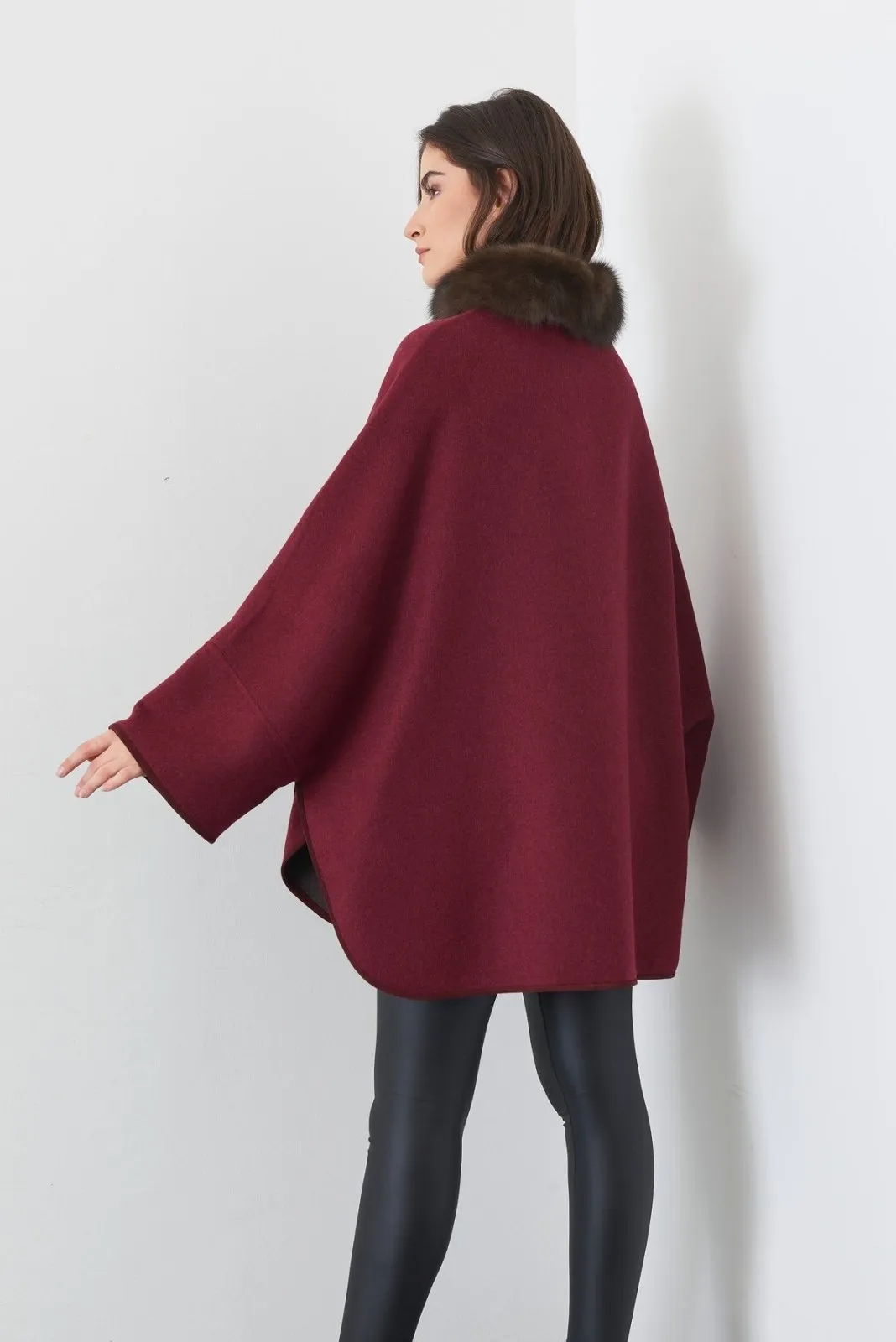 Burgundy Wool Coat