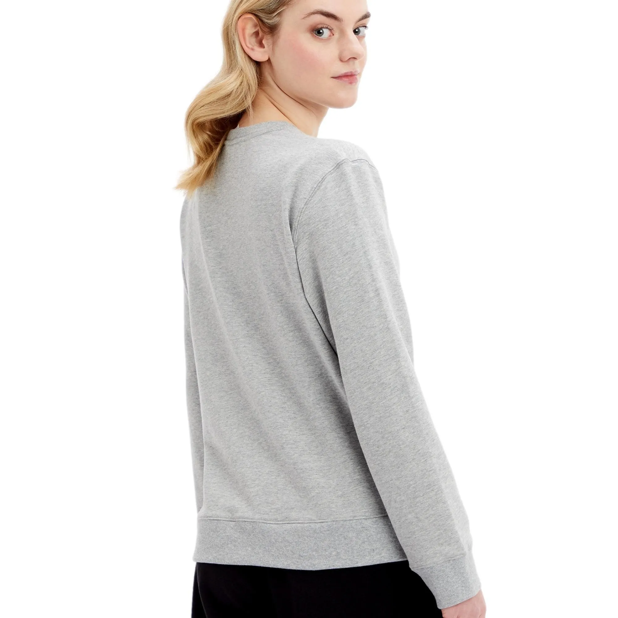 Calvin Klein Modern Cotton Sleepwear Sweatshirt - Grey Heather