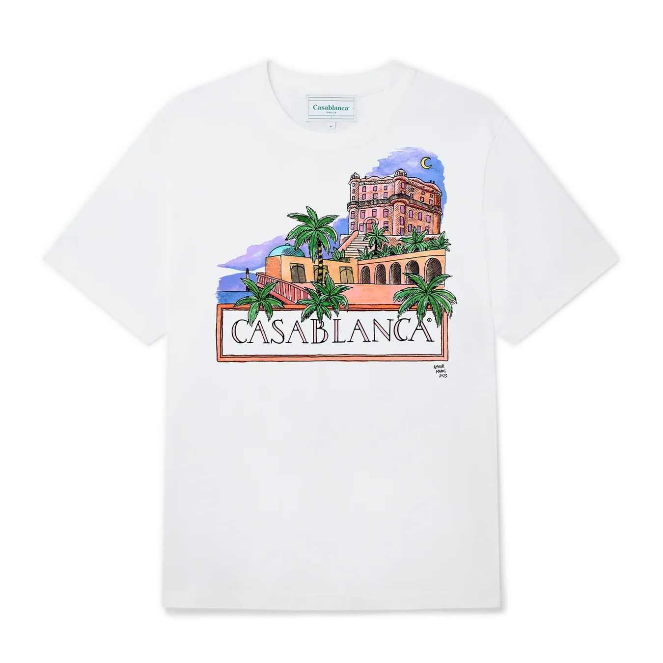 Casablanca Amour Maroc T-Shirt 'White'