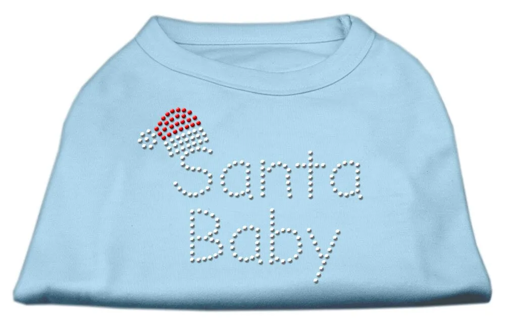 Christmas Pet Dog & Cat Shirt Rhinestone, "Santa Baby"