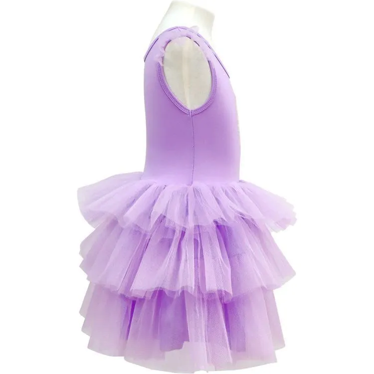 Claris The Secret Crown Fashion Dress in Lilac - Size 3-4 Years