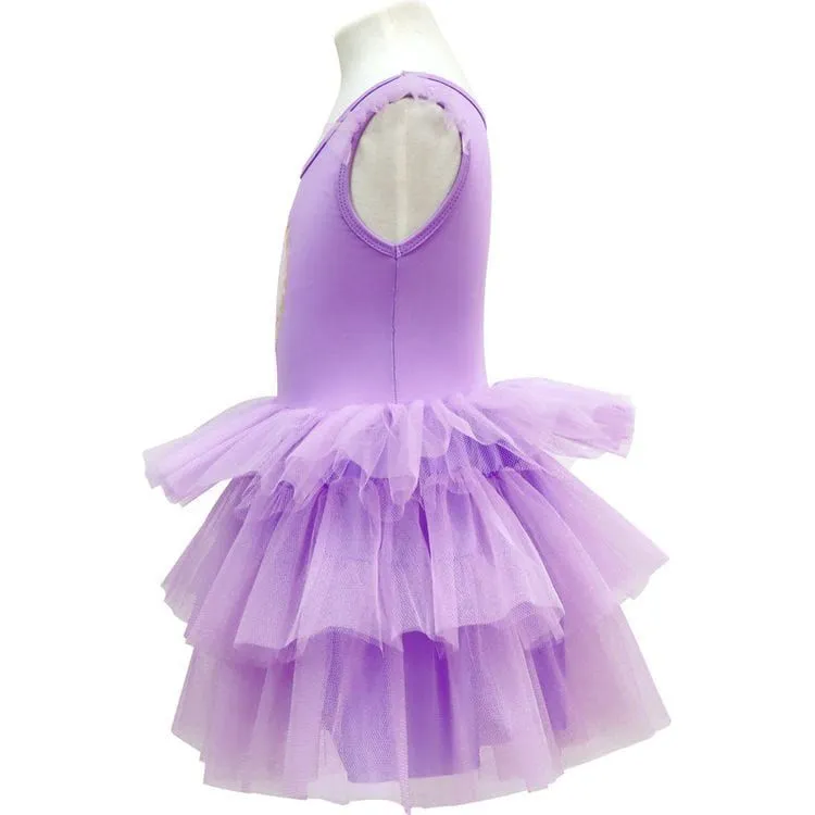 Claris The Secret Crown Fashion Dress in Lilac - Size 3-4 Years