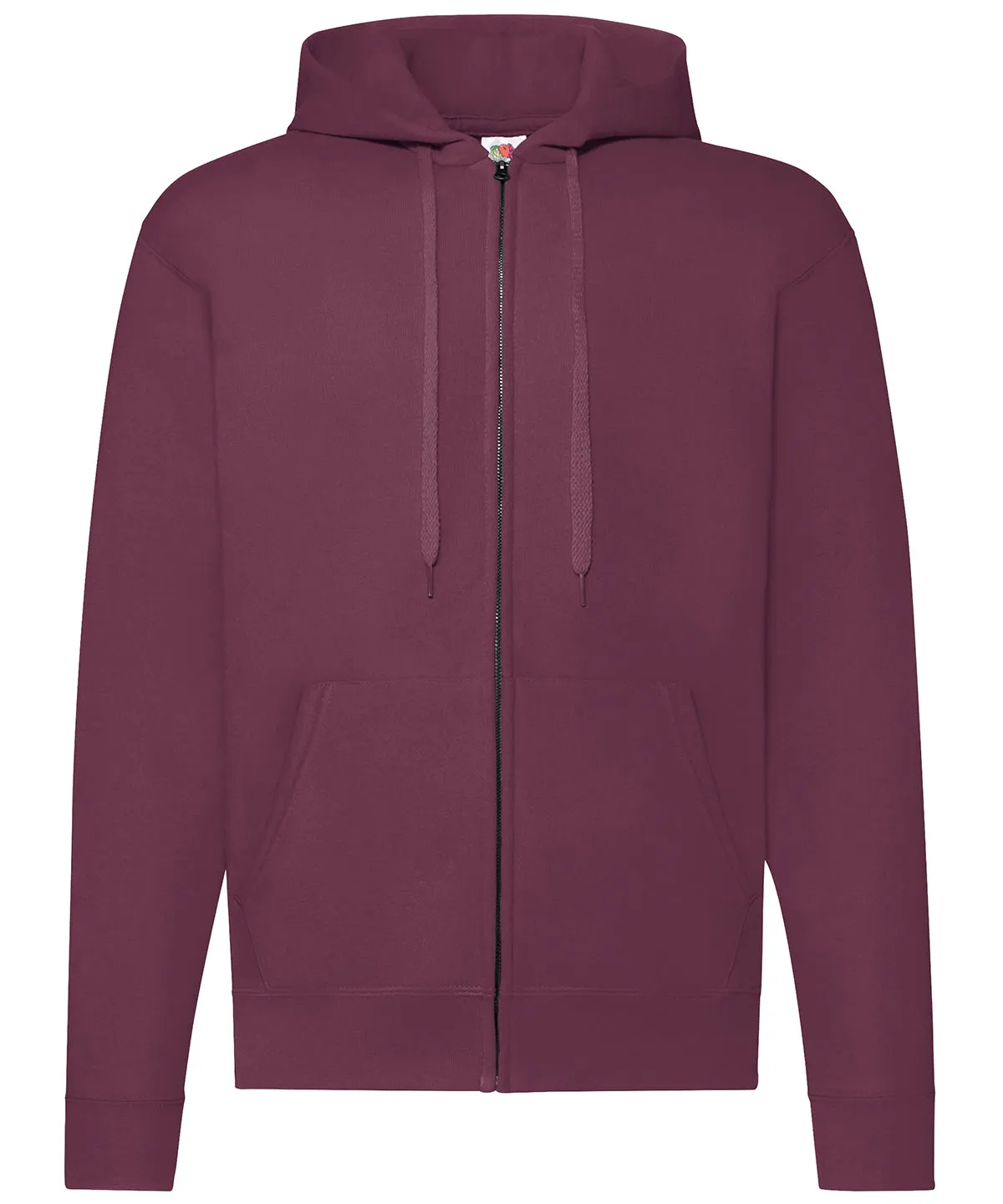 Classic 80/20 hooded sweatshirt jacket | Burgundy