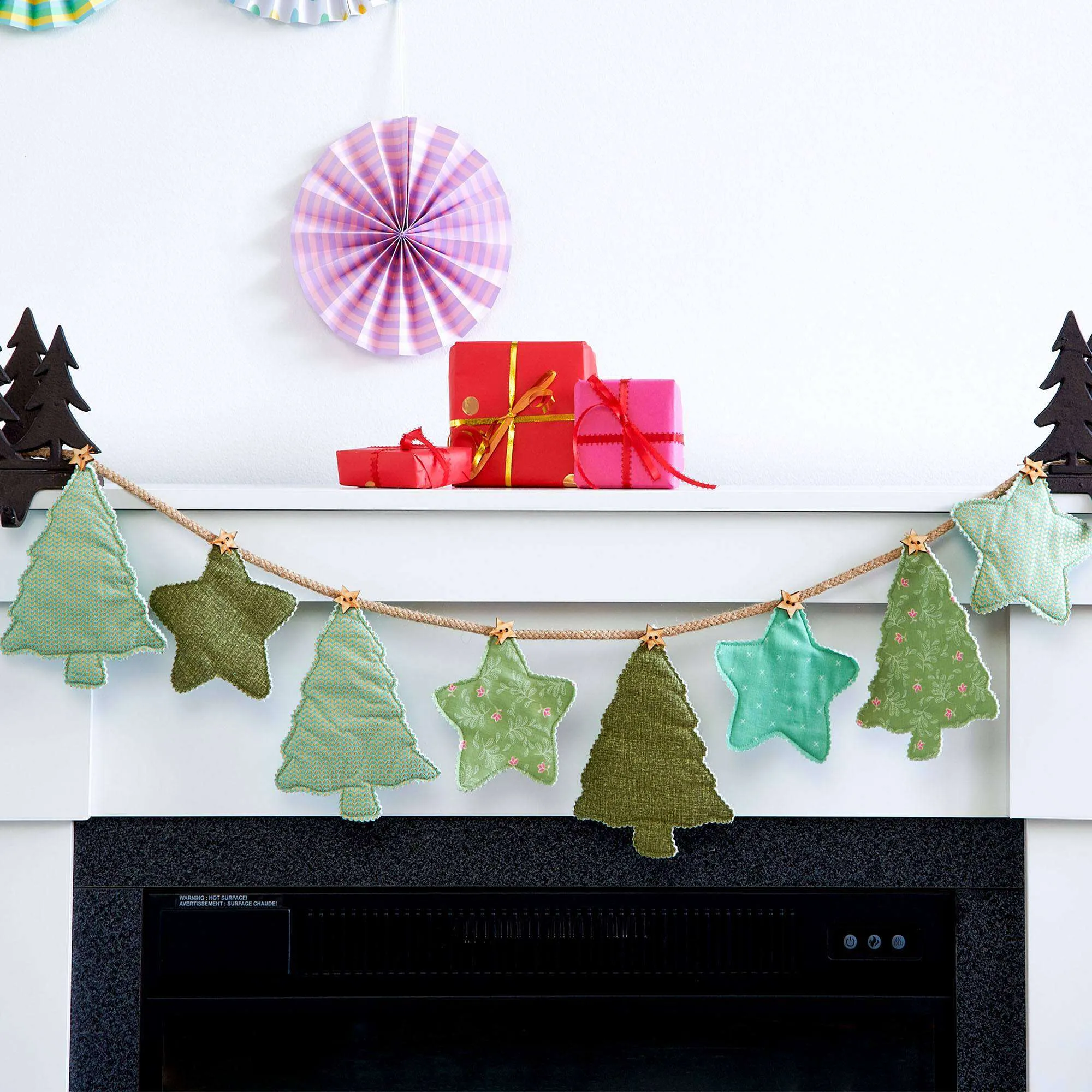 Coats & Clark Sewing Stars And Trees Garland