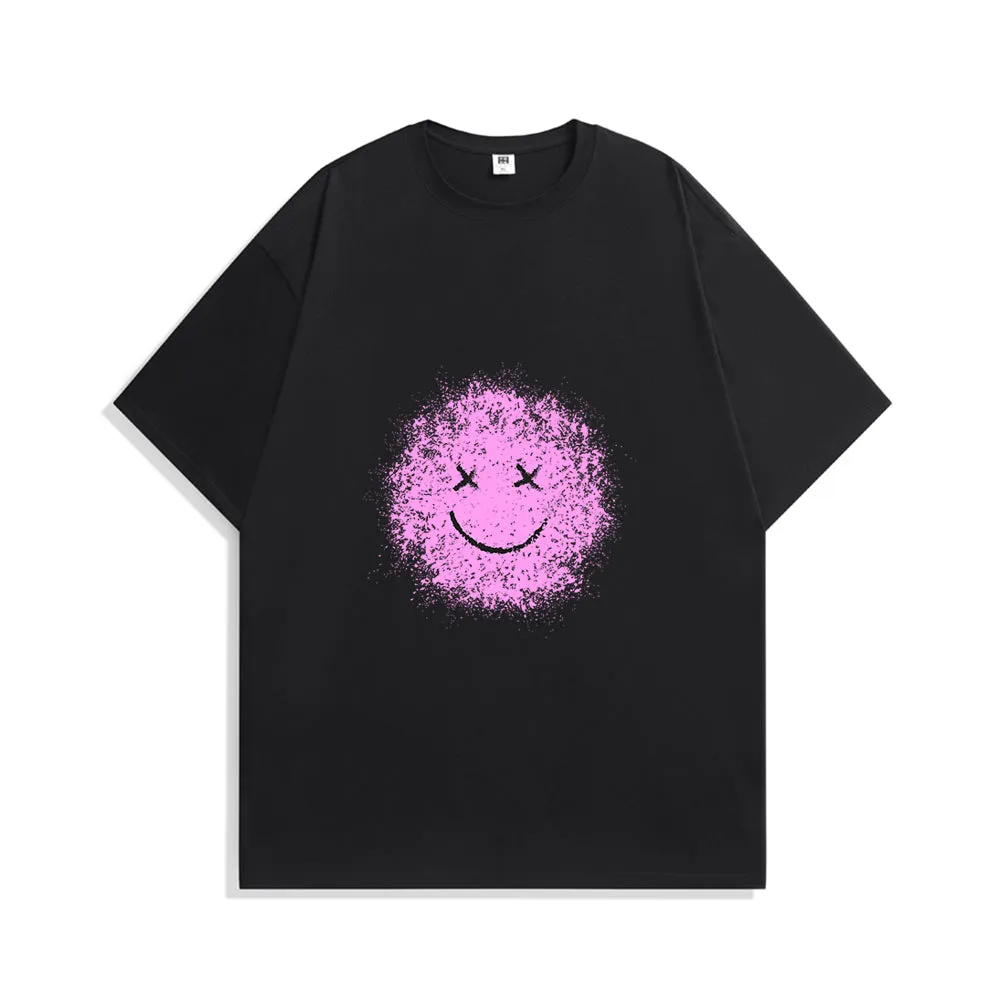 Creative Pink Smiley Face T-Shirts, Hoodies, Sweatshirts