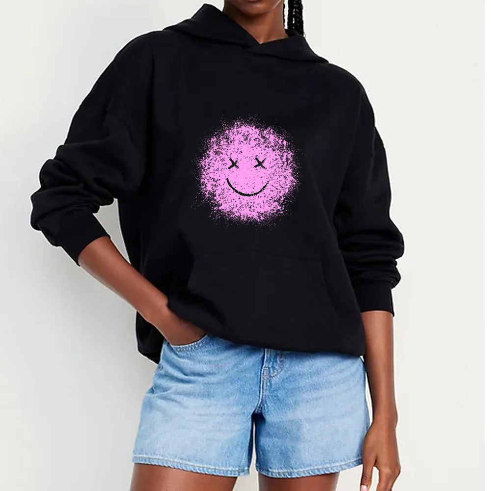 Creative Pink Smiley Face T-Shirts, Hoodies, Sweatshirts