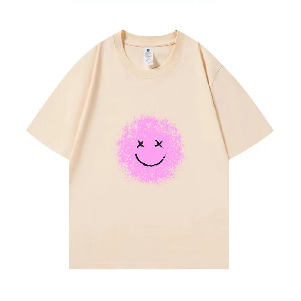 Creative Pink Smiley Face T-Shirts, Hoodies, Sweatshirts