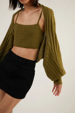 CROPPED SWEATER TANK