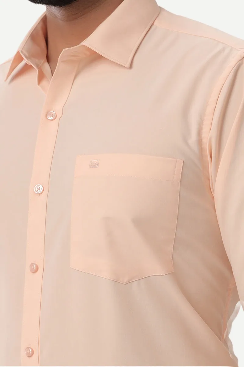 Denmark - Light Orange Formal Shirts for Men | Ariser