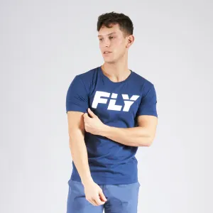 FLY BIG LOGO T - BLUE