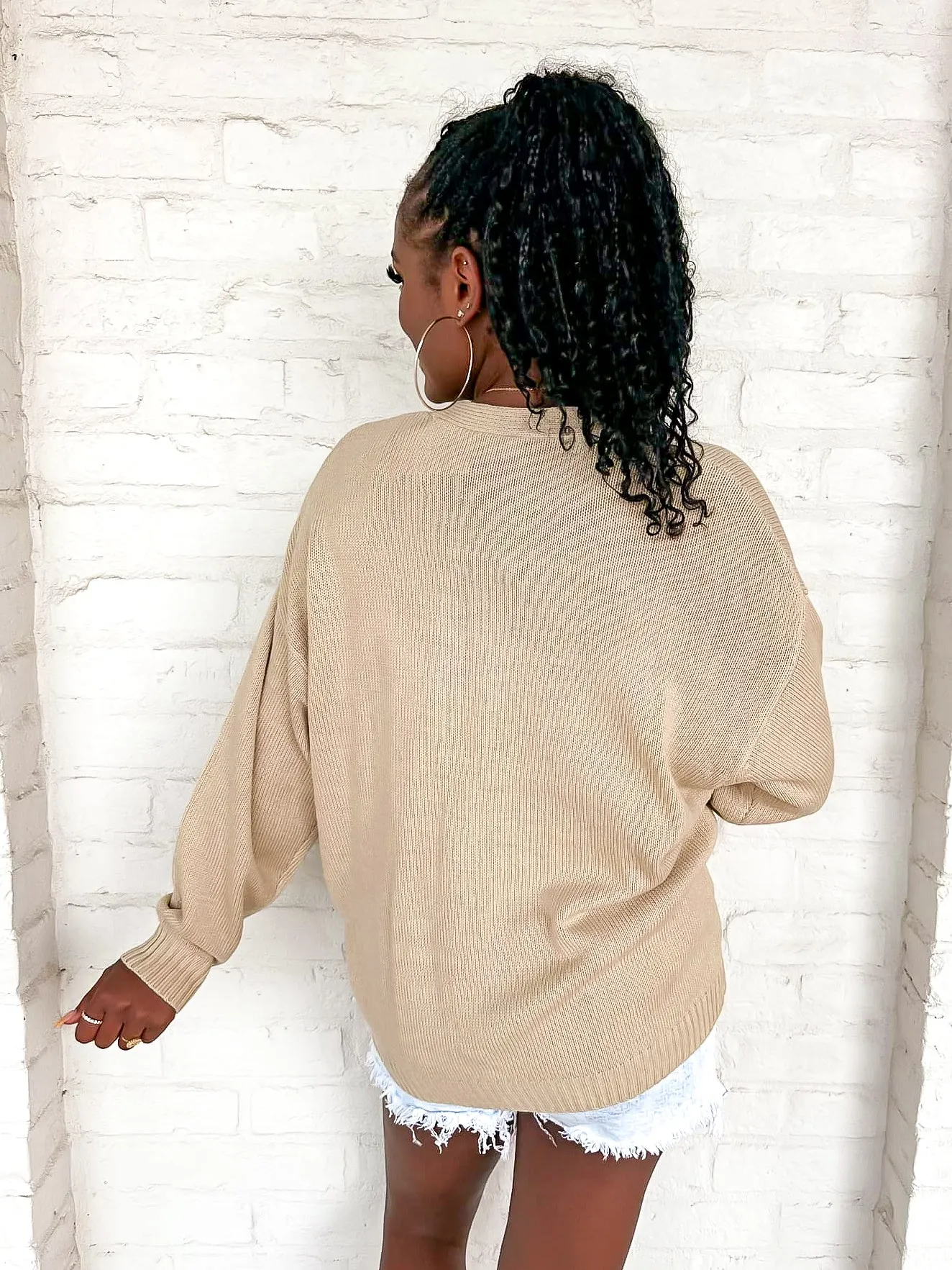 Get Moving Sweater Taupe