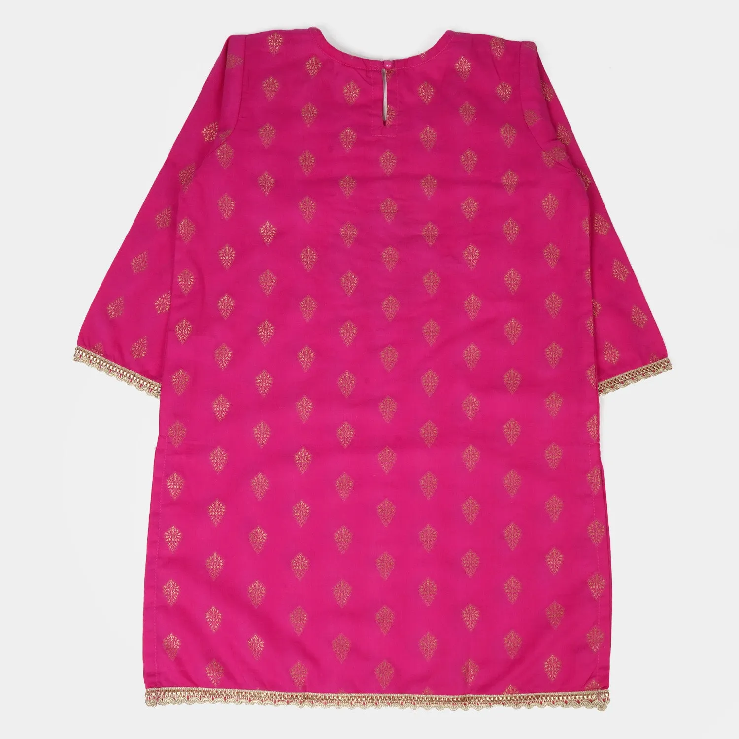 Girls Cotton 2Pcs Suit Gul Naar - Magenta