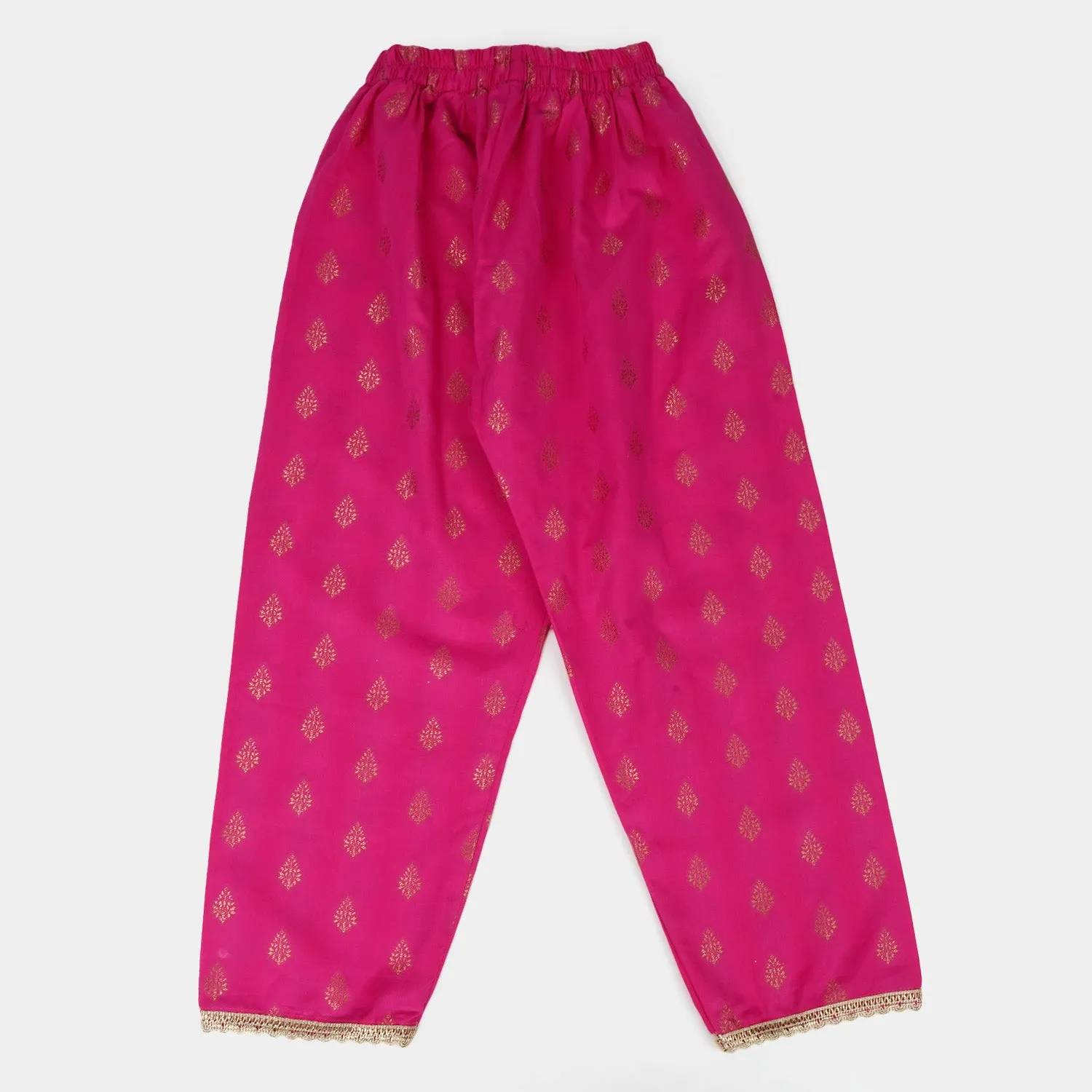 Girls Cotton 2Pcs Suit Gul Naar - Magenta