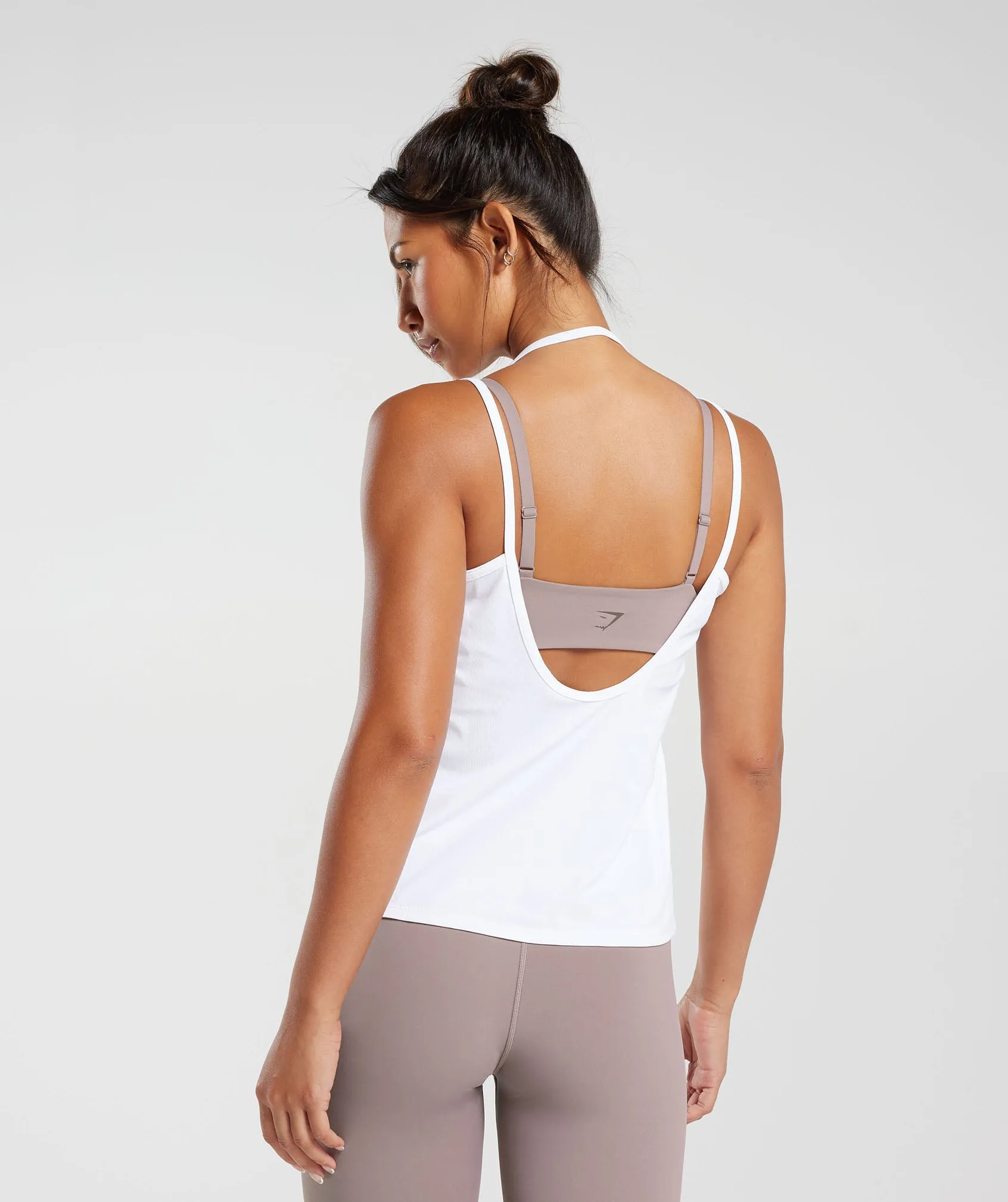 Gymshark Elevate Strappy Tank - White