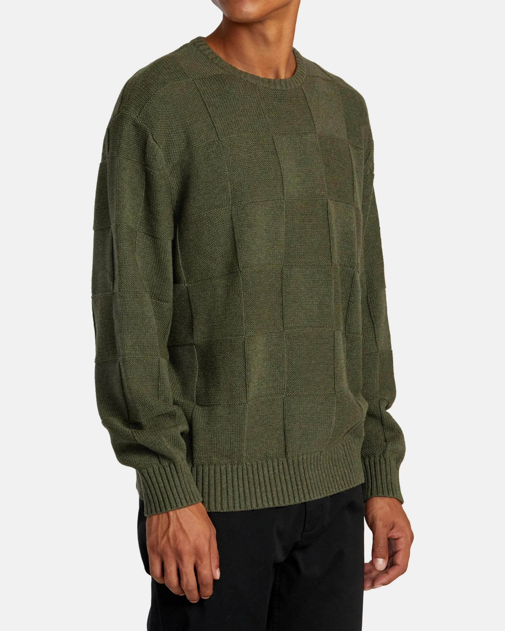 Hi Grade Boro Sweater - Olive Heather