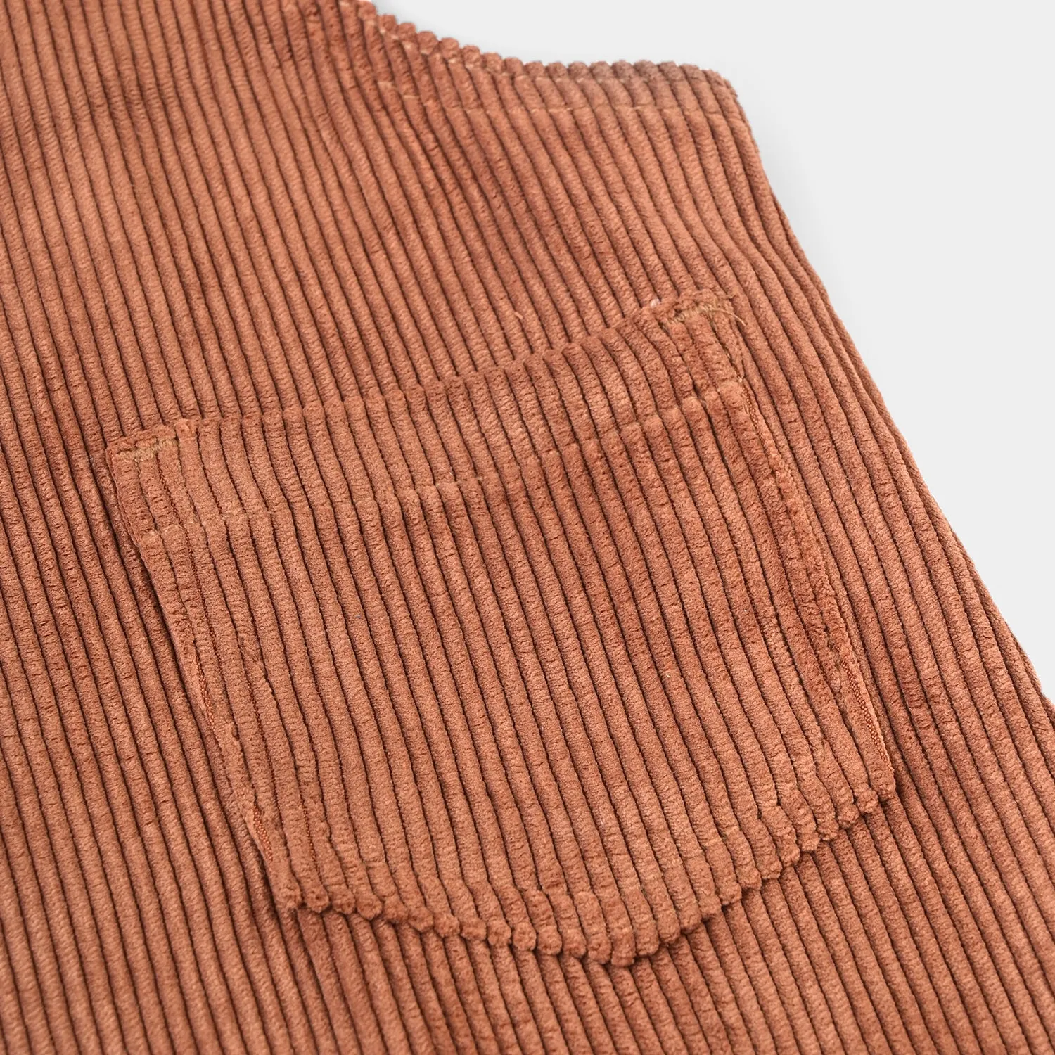 Infant Boys Corduroy Dangri Bear-Rust