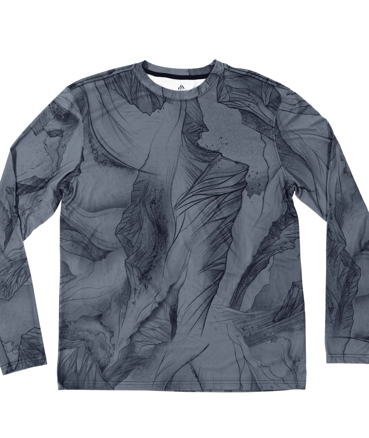 JONES Recycled Long Sleeve Tech Base Layer MTN Camo Print