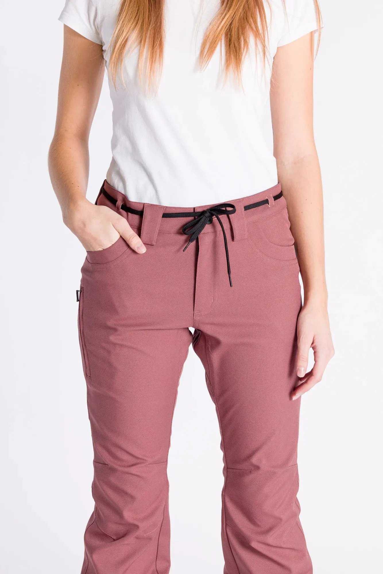 L1 Heartbreaker Twill Womens Pants Burnt Rose