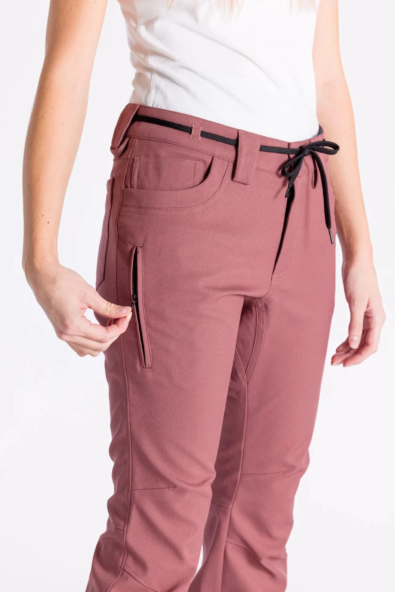 L1 Heartbreaker Twill Womens Pants Burnt Rose