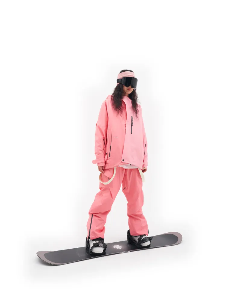 LITAN Gradient Color Mountain Snow Pants - Women's