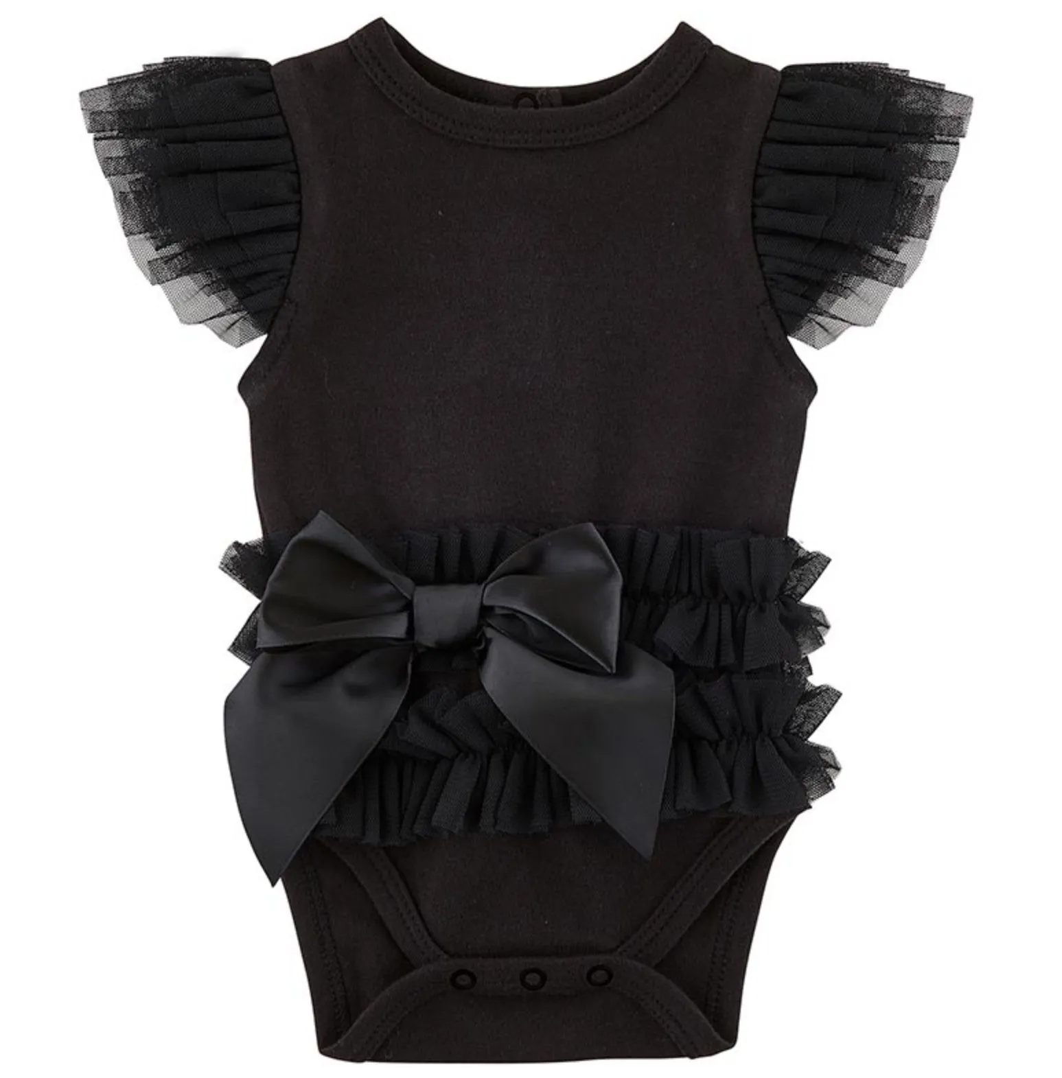 Little Blessings Little Black Dress - 0-3 Months