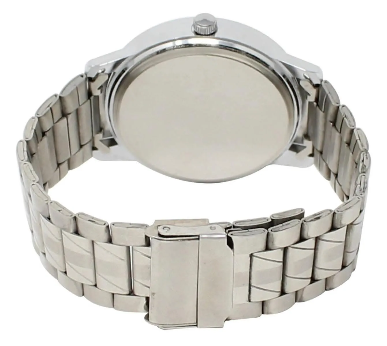 LOREM Silver Day Date Analog Watch For Men LR103