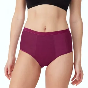 Love Luna Period Knickers Full Brief Plum