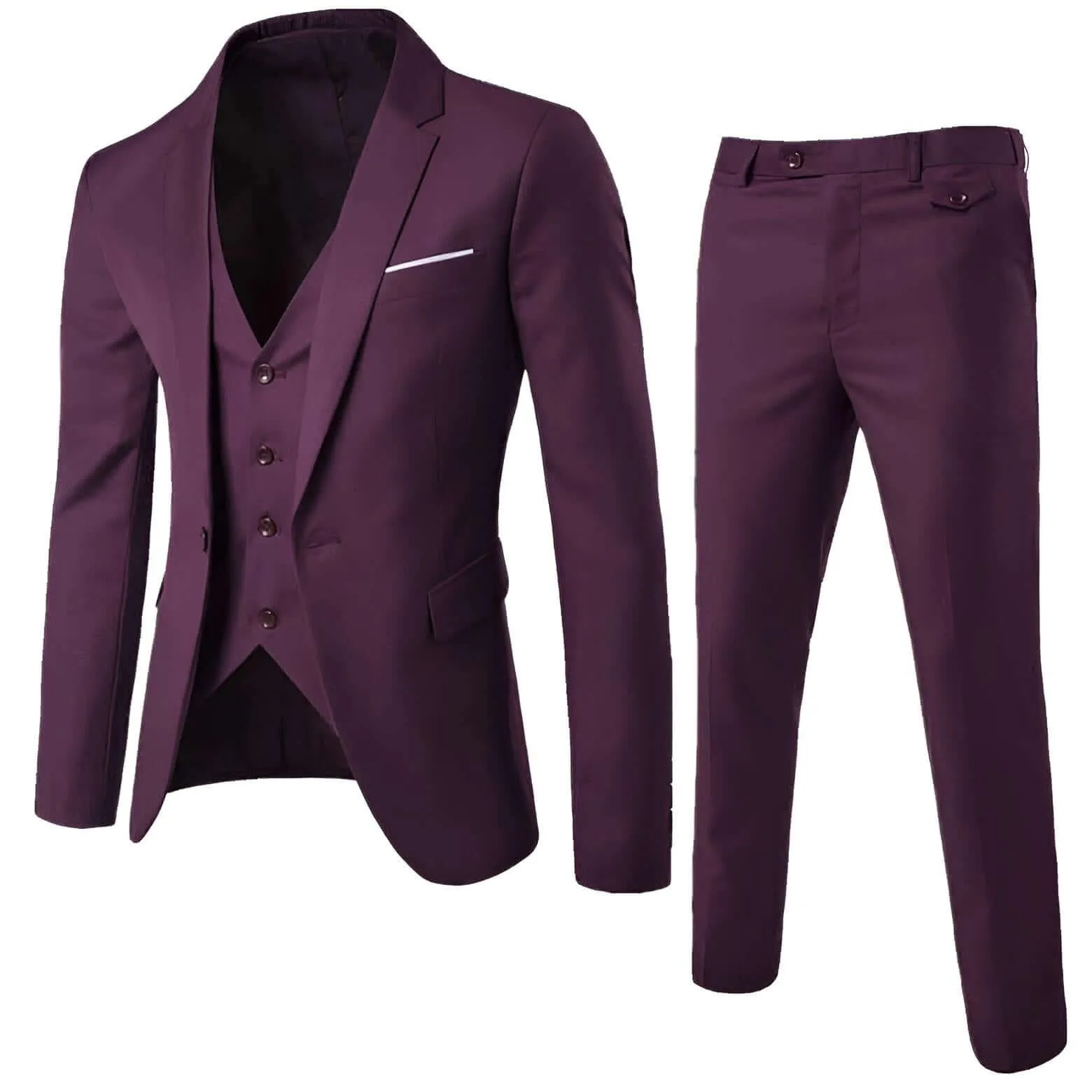 Men's 3 Piece Suits Slim Fit