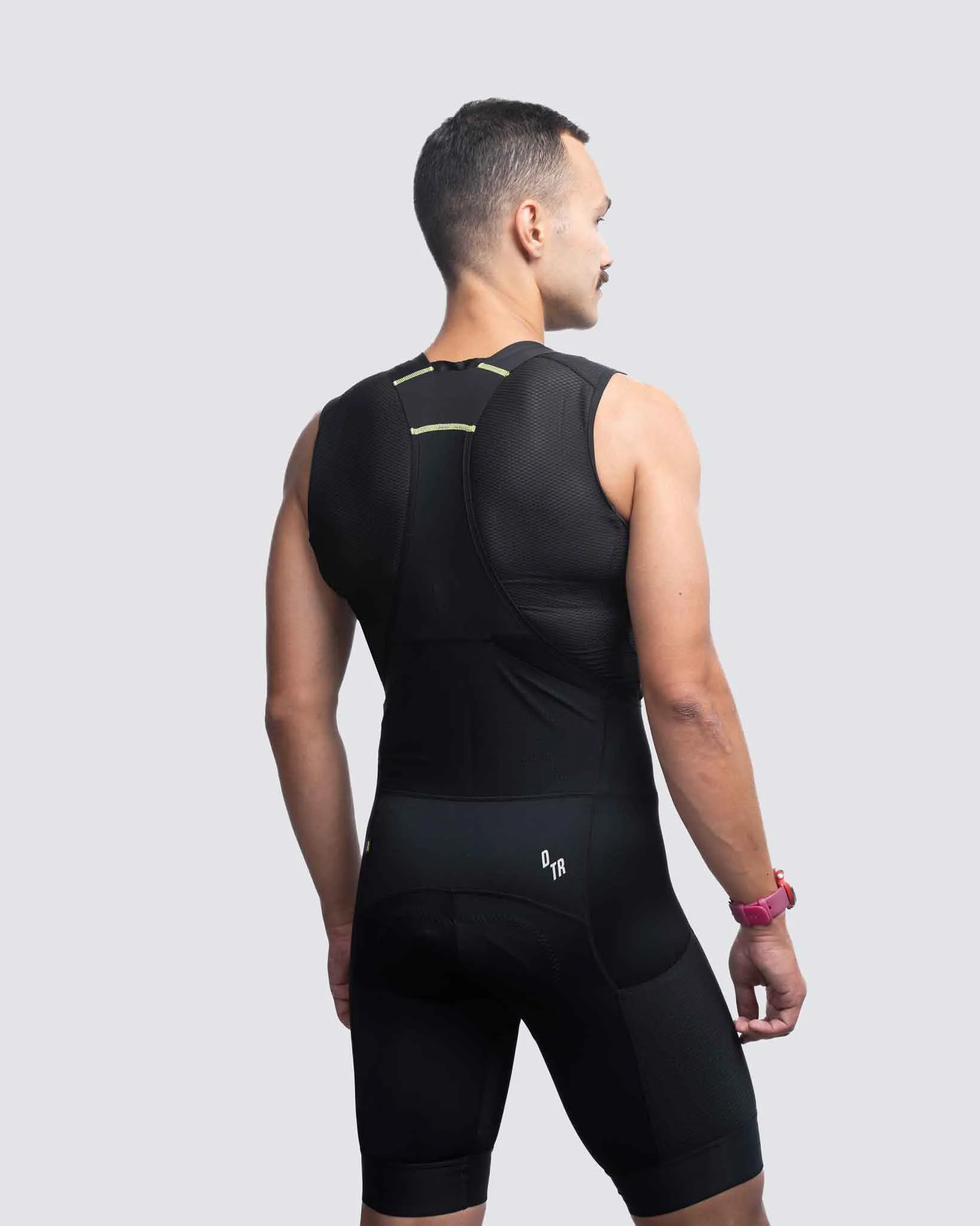 Men's Gravel Cargo Bibs - Base Black