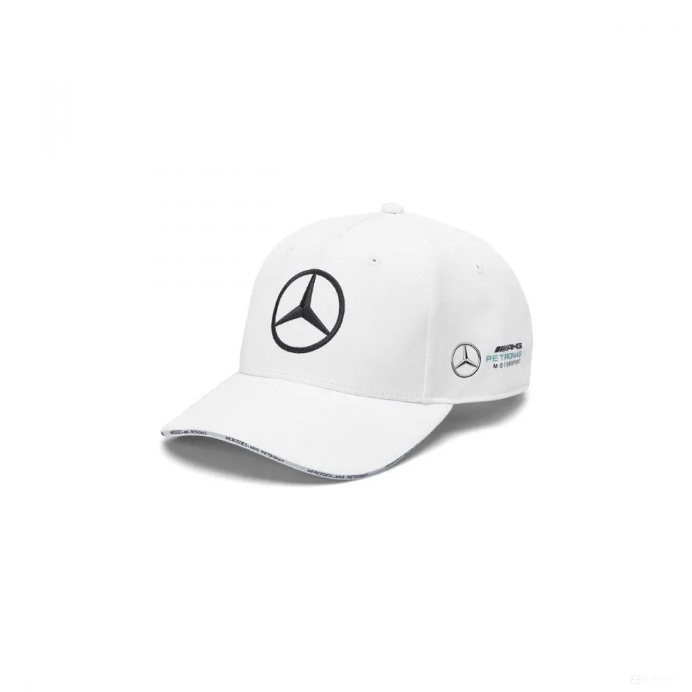 Mercedes Baseball Cap, Team, Adult, White, 2019