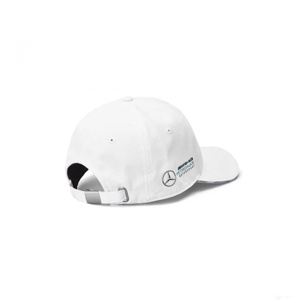 Mercedes Baseball Cap, Team, Adult, White, 2019