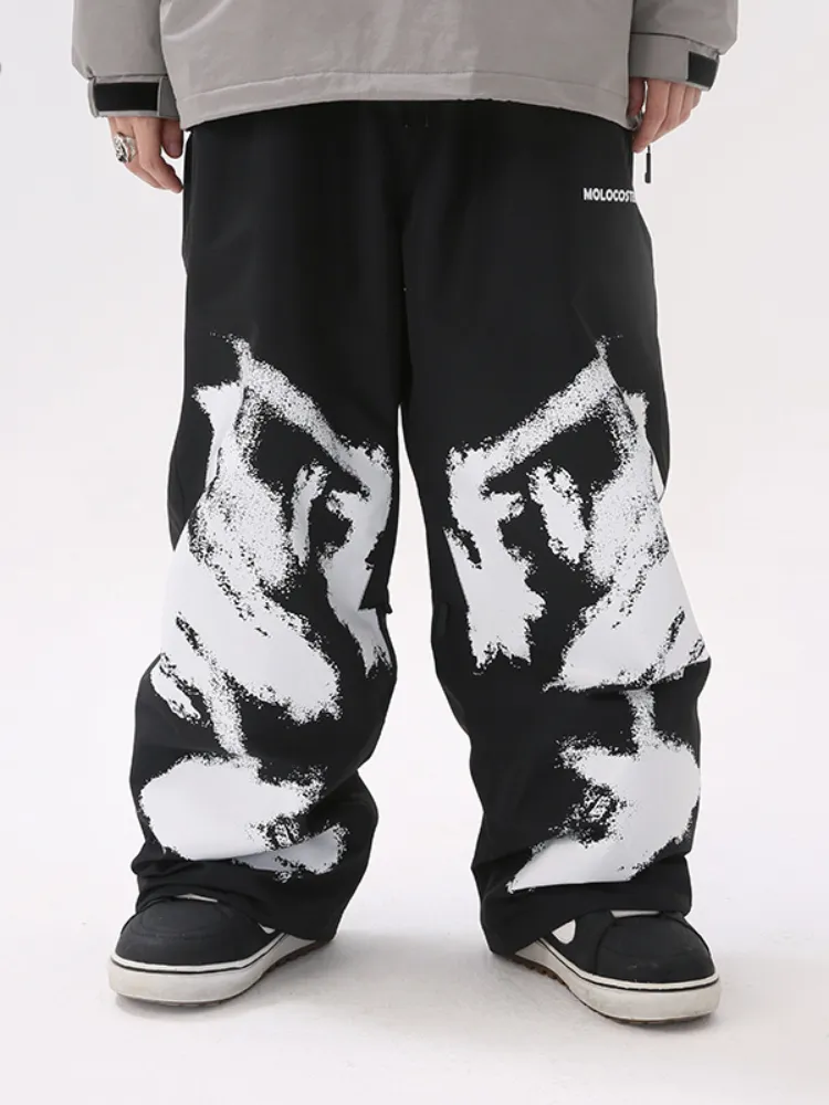 Molocoster 3L Graffiti Snow Pants - Unisex