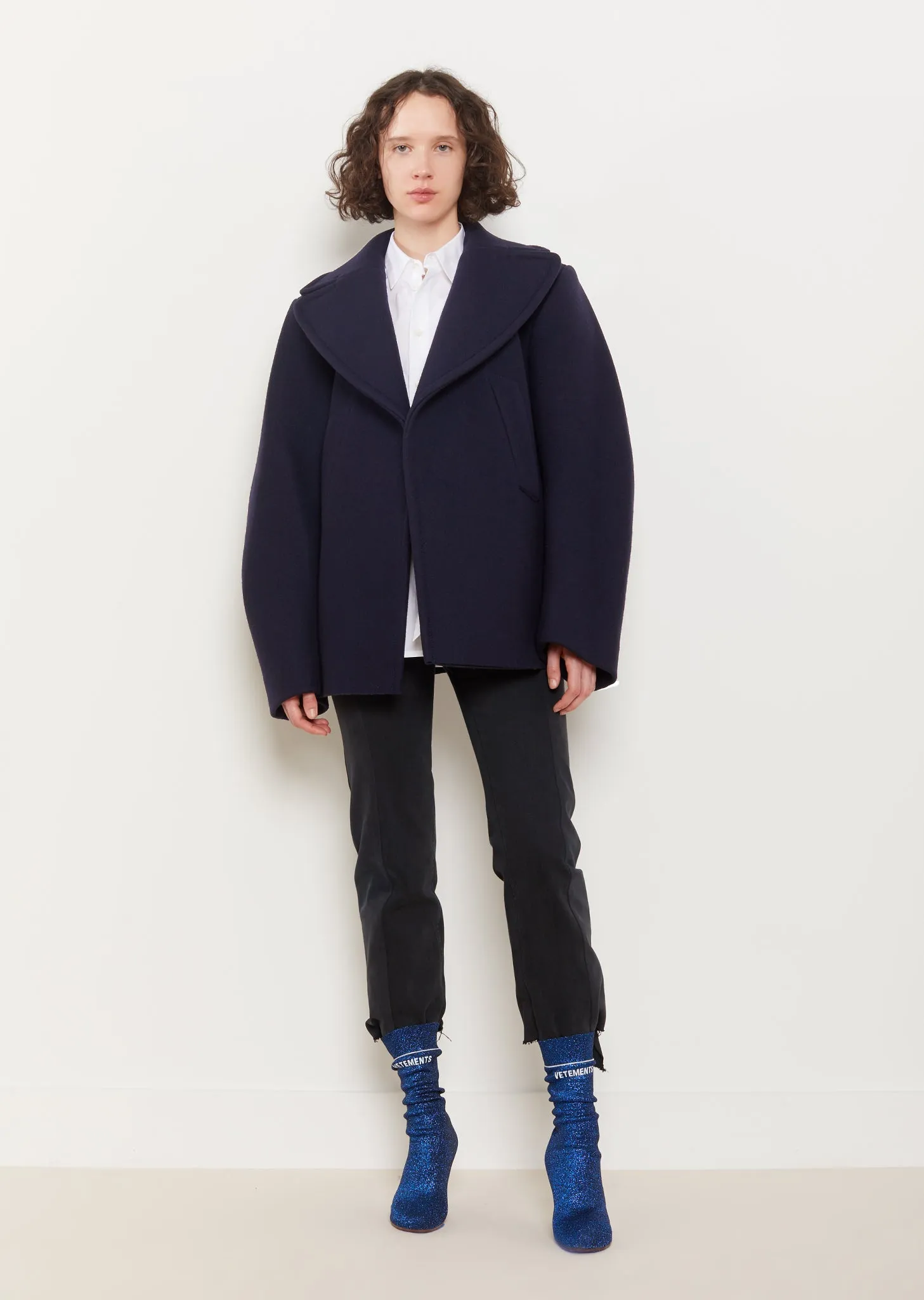 Oversized Caban Jacket