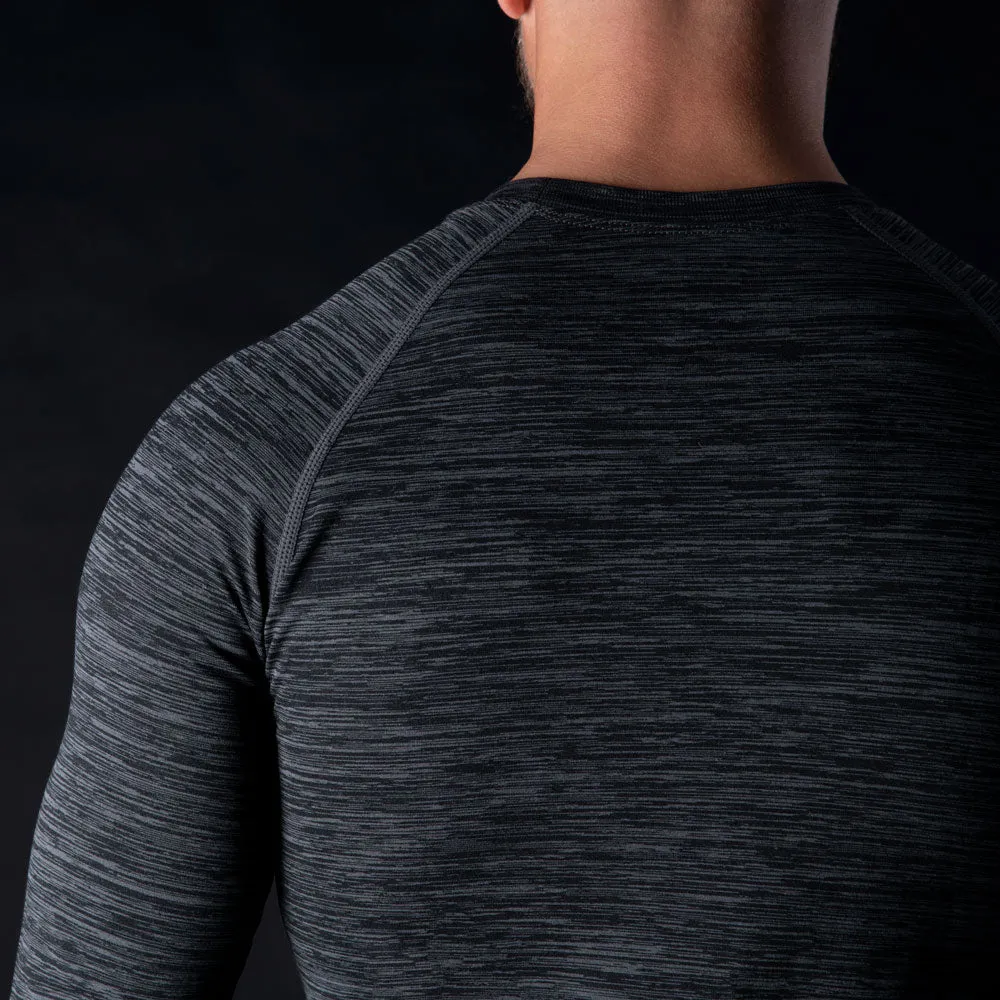 Oxford Advanced Base Layer Top Charcoal Marl