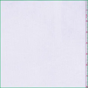 Pearl White Mini Rib Knit Fabric