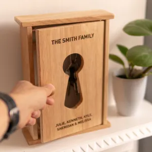 Personalised Wooden Key Holder