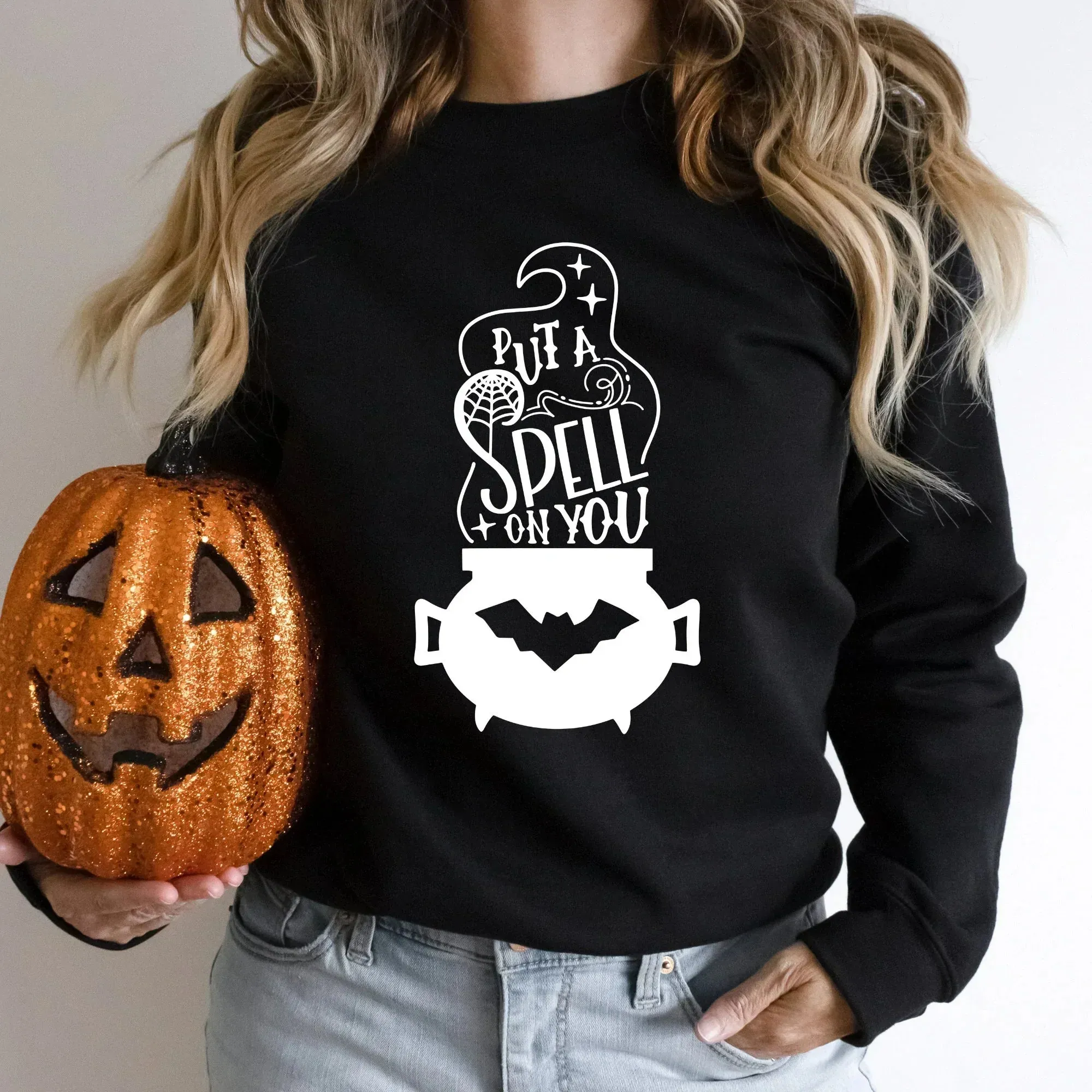 Put a Spell On You, Hocus Pocus Shirt, Halloween Sweater, Halloween Crewneck, Halloween Party, Horror Shirt, Funny Halloween, Horror Movie