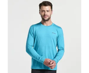 Saucony | Boulder Base Layer | Men's | Turquoise Heather