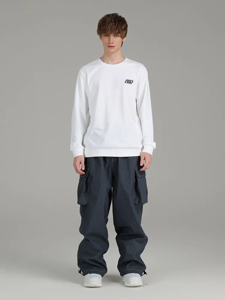 Searipe Demin Baggy Cargo Pants - Men's