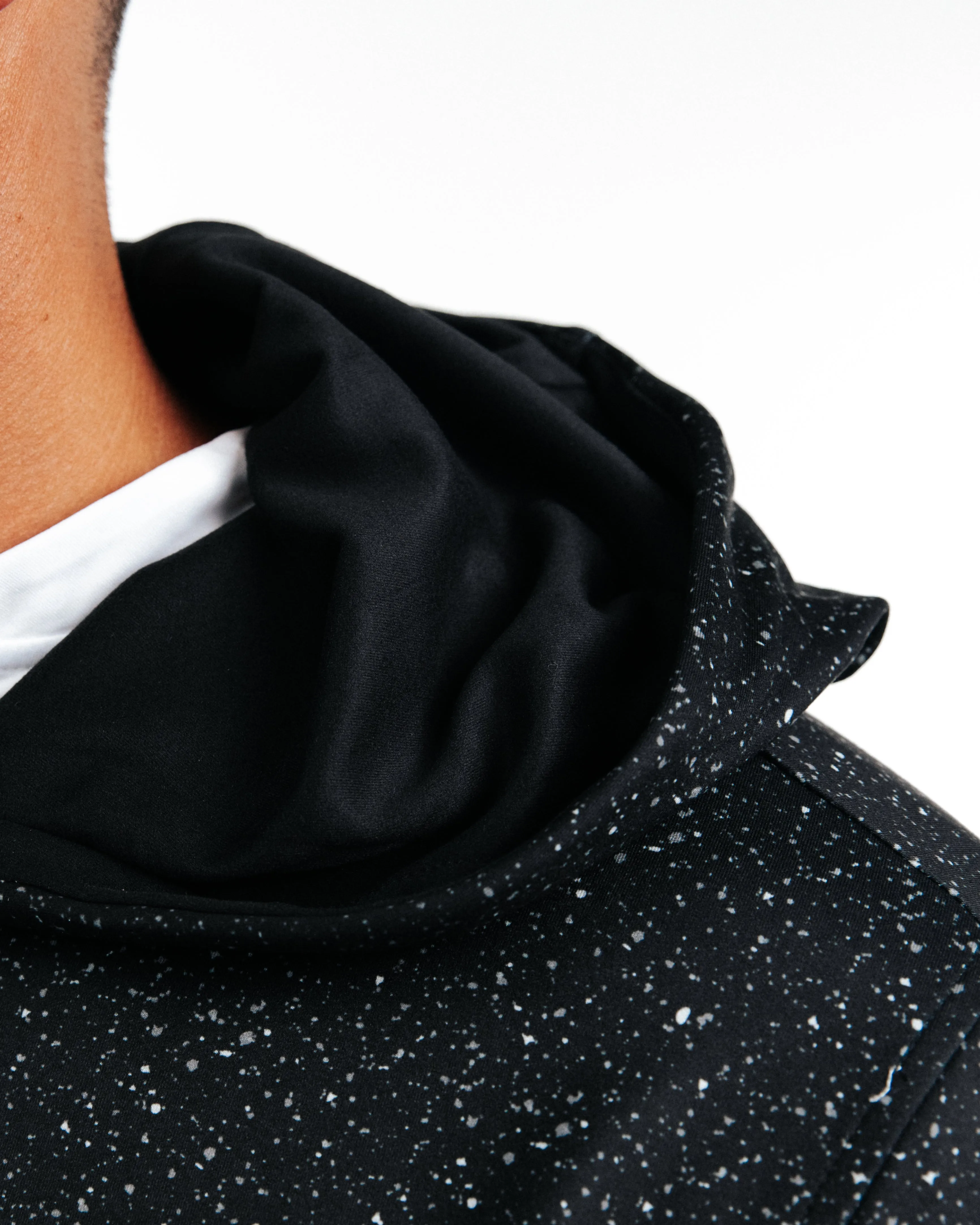 Speckled Black Golf Hoodie